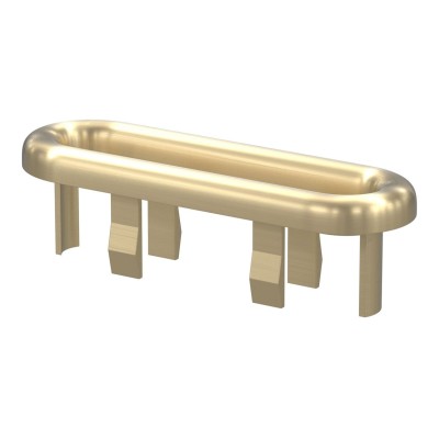 Oval Overflow Ring - Brushed Brass | Bathroom Accessories | 2