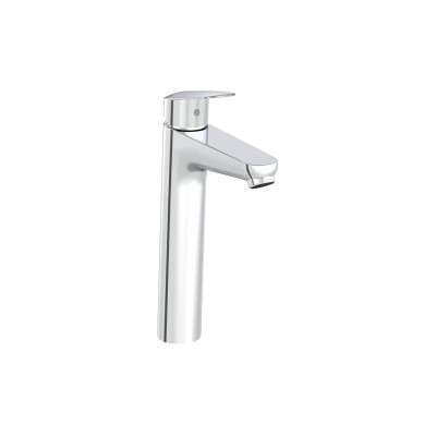 VitrA Flow Round Tall Basin Mixer - Chrome | Bathroom Taps |