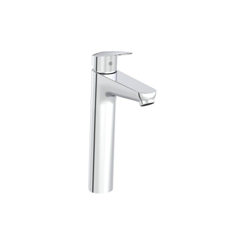VitrA Flow Round Tall Basin Mixer - Chrome | Bathroom Taps |