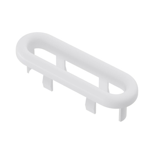 Oval Overflow Ring - White | Bathroom Accessories | Bathroom