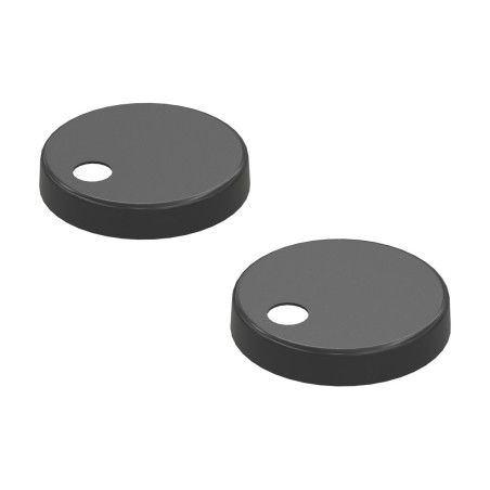 Toilet Seat Cover Caps - Matt Black | Bathroom Accessories |