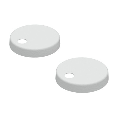 Toilet Seat Cover Caps - White | Bathroom Accessories | Bath 2