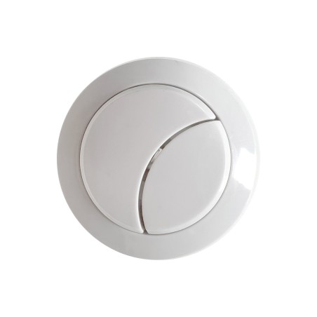 Dual Push Button Cover (Rod) - Matt White | Bathroom Accesso