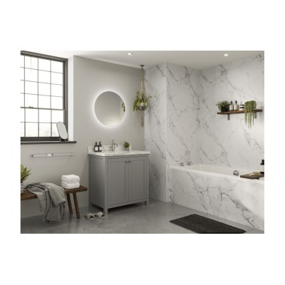 Abode Uno Single Towel Rail - Chrome | Bathroom Accessories 2