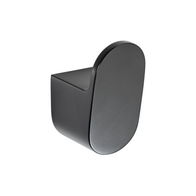 Abode Uno Robe Hook - Matt Black | Bathroom Accessories | Ba