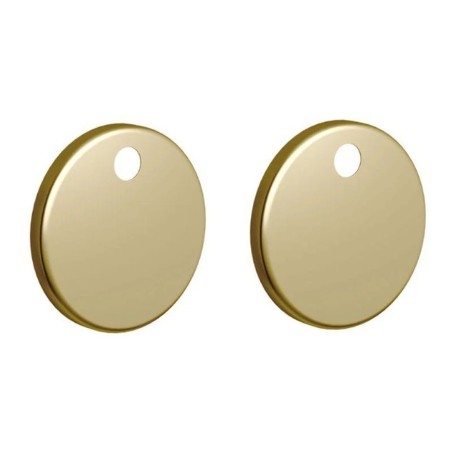 Santiago Toilet Seat Cover Caps - Brushed Brass | Bathroom A