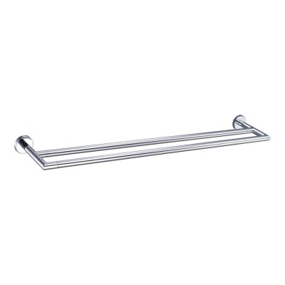VitrA Minimax S Double Towel Rail - Chrome | Bathroom Access