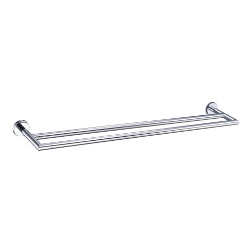 VitrA Minimax S Double Towel Rail - Chrome | Bathroom Access