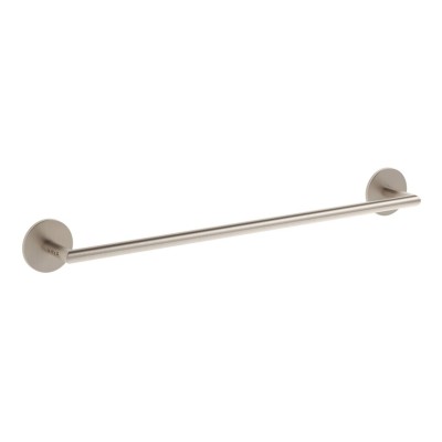 VitrA Origin 45cm Single Towel Rail - Brushed Nickel | Bathr