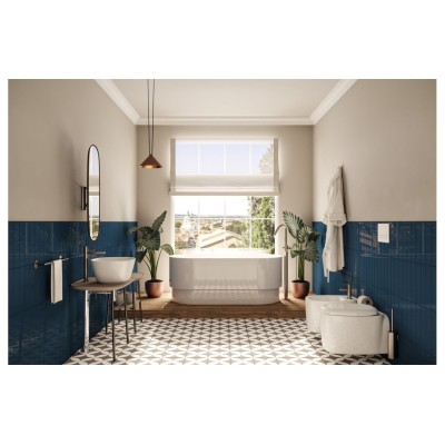 VitrA Origin 45cm Single Towel Rail - Brushed Nickel | Bathr 2