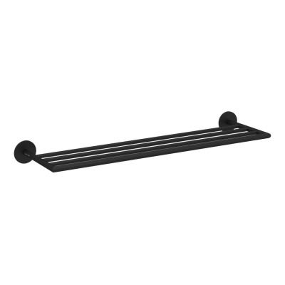 VitrA Origin 60cm Triple Towel Rail - Matt Black | Bathroom
