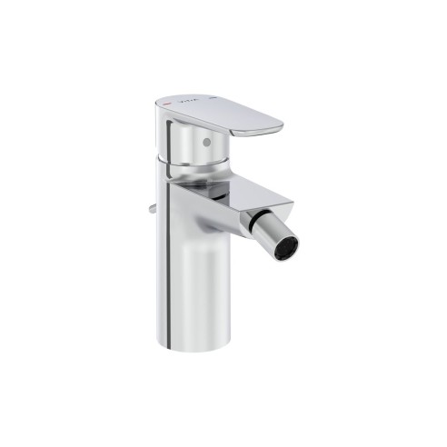 VitrA Flow Soft Bidet Mixer - Chrome | Bathroom Taps | Bathr