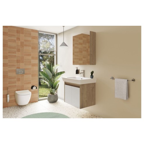 VitrA Origin Free Standing WC Brush Holder - Chrome | Bathro