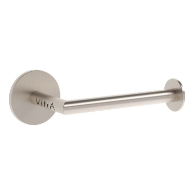VitrA Origin Toilet Roll Holder - Brushed Nickel | Bathroom