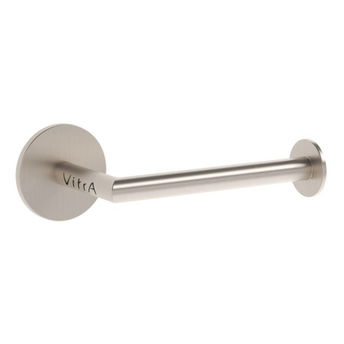 VitrA Origin Toilet Roll Holder - Brushed Nickel | Bathroom