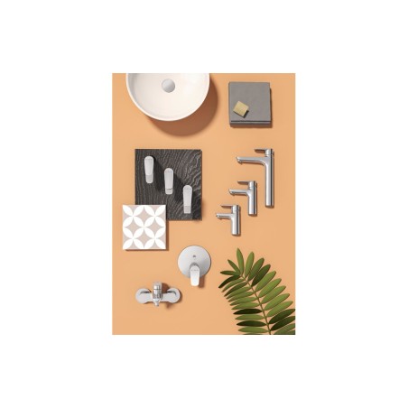 VitrA Flow Soft Large Basin Mixer - Chrome | Bathroom Taps |