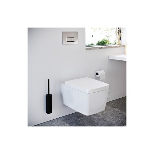 VitrA Origin Wall Mounted WC Brush Holder - Matt Black | Bat