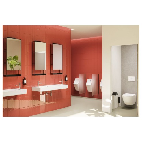 VitrA Origin Wall Mounted WC Brush Holder - Matt Black | Bat