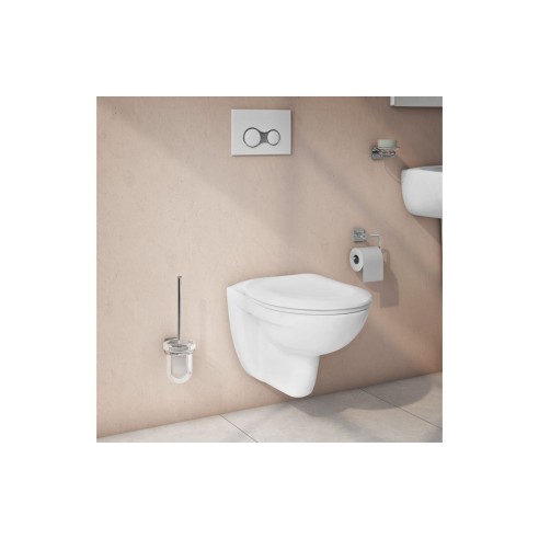 VitrA Q-Line Toilet Roll Holder - Chrome | Bathroom Accessor