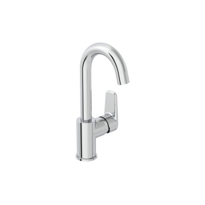VitrA Flow Soft Swivel Basin Mixer - Chrome | Bathroom Taps
