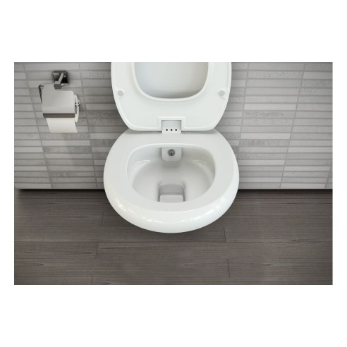 VitrA Q-Line Toilet Roll Holder w/Cover - Chrome | Bathroom
