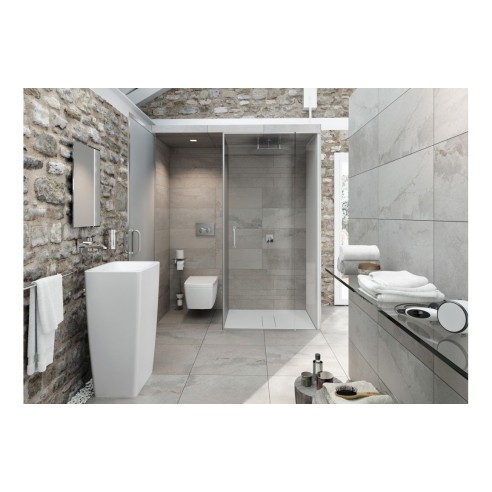 VitrA Q-Line WC Brush Holder - Chrome | Bathroom Accessories