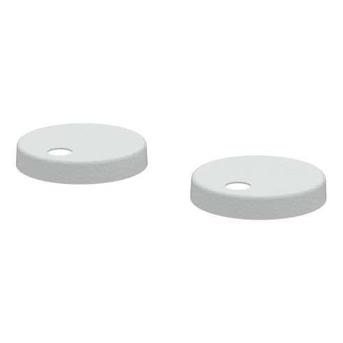 Santiago Toilet Seat Cover Caps - White | Bathroom Accessori