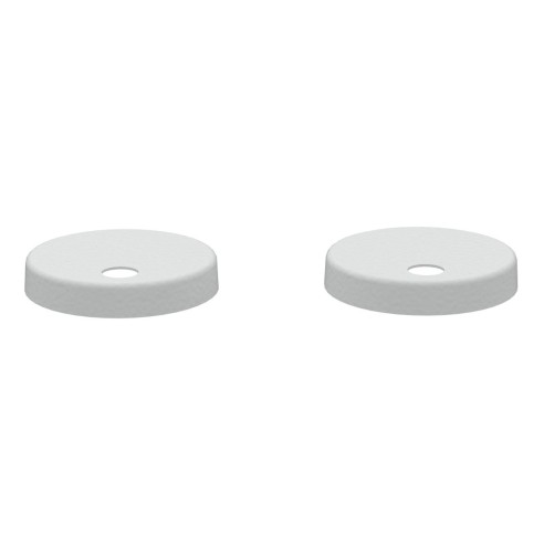 Santiago Toilet Seat Cover Caps - White | Bathroom Accessori