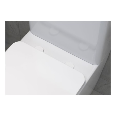 Santiago Toilet Seat Cover Caps - White | Bathroom Accessori