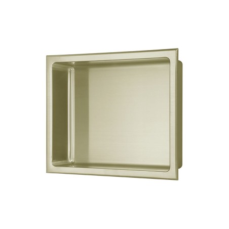 305x360mm Bathroom Niche - Brushed Brass | Bathroom Accessor