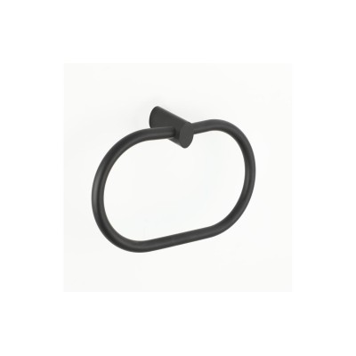 Coco Towel Ring - Black | Bathroom Accessories | BathroomKin