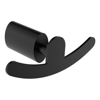 Coco Robe Hook - Black | Bathroom Accessories | BathroomKing