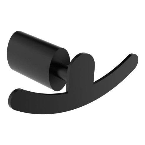 Coco Robe Hook - Black | Bathroom Accessories | BathroomKing
