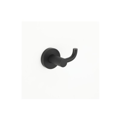 Belen Robe Hook - Black | Bathroom Accessories | BathroomKin