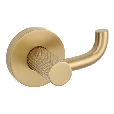 Belen Robe Hook - Brushed Brass | Bathroom Accessories | Bat
