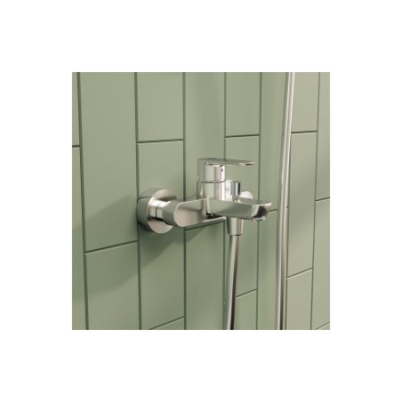 VitrA Flow Soft Wall Mounted Bath/Shower Mixer - Chrome | Ba