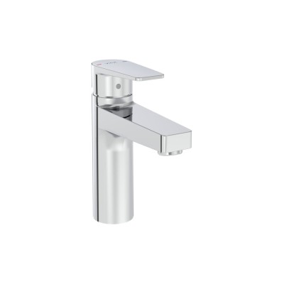 VitrA Flow Square Large Basin Mixer - Chrome | Bathroom Taps