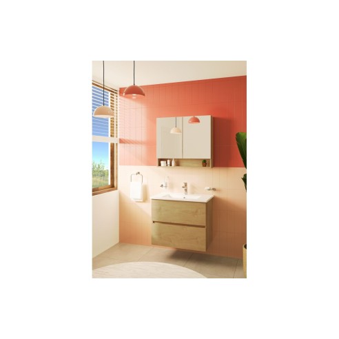 VitrA Flow Square Large Basin Mixer - Chrome | Bathroom Taps