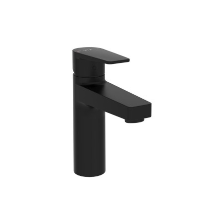 VitrA Flow Square Large Basin Mixer - Matt Black | Bathroom