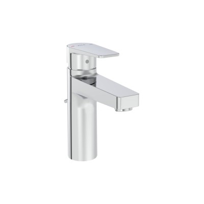 VitrA Flow Square Large Basin Mixer w/Waste Lever - Chrome |
