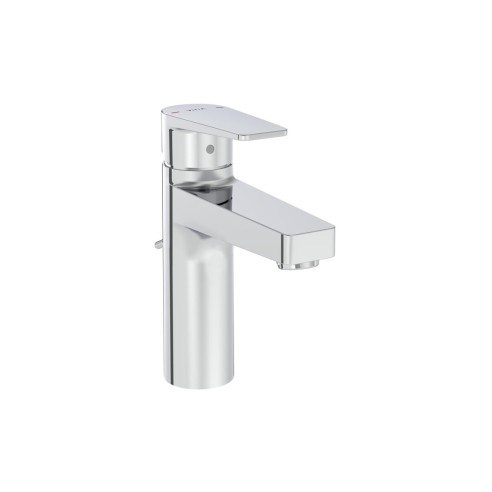 VitrA Flow Square Large Basin Mixer w/Waste Lever - Chrome |