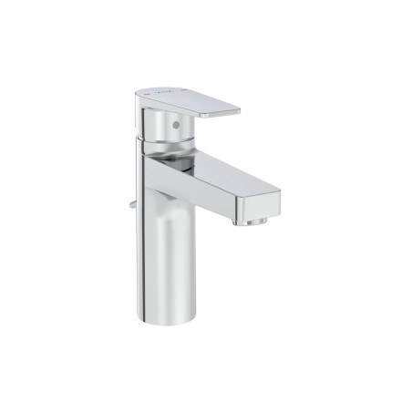 VitrA Flow Square Large Basin Mixer w/Waste Lever - Chrome |
