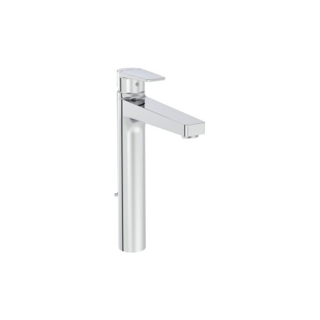 VitrA Flow Square Tall Basin Mixer w/Waste Lever - Chrome |