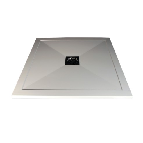 25mm Ultra-Slim 800mm x 800mm Square Tray & Waste | Shower T