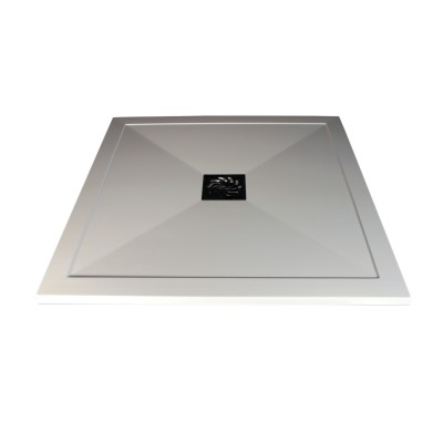 25mm Ultra-Slim 900mm x 900mm Square Tray & Waste | Shower T