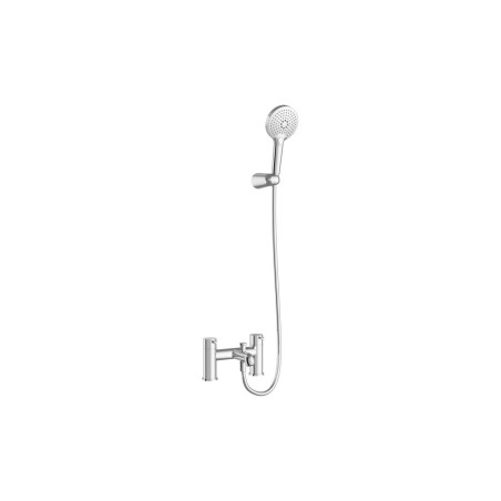 VitrA Minimax S 2-Hole Bath/Shower Mixer - Chrome | Bathroom