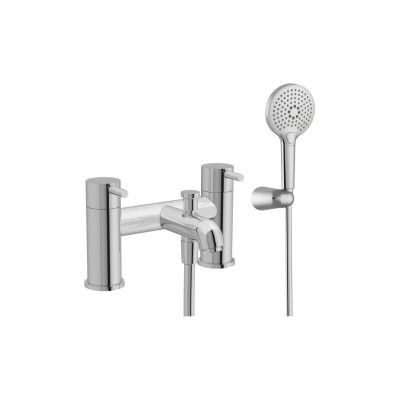VitrA Minimax S 2-Hole Bath/Shower Mixer - Chrome | Bathroom 2