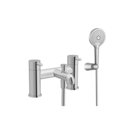 VitrA Minimax S 2-Hole Bath/Shower Mixer - Chrome | Bathroom