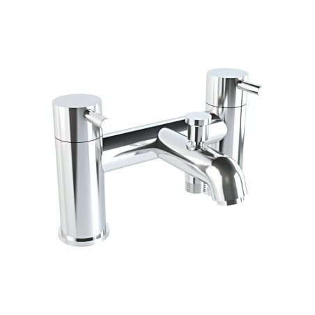 VitrA Minimax S 2-Hole Bath/Shower Mixer - Chrome | Bathroom