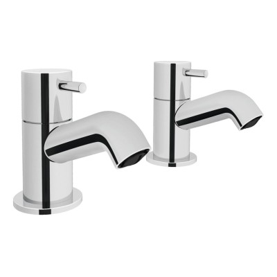 VitrA Minimax S Bath Pillar Taps- Chrome | Bathroom Taps | B
